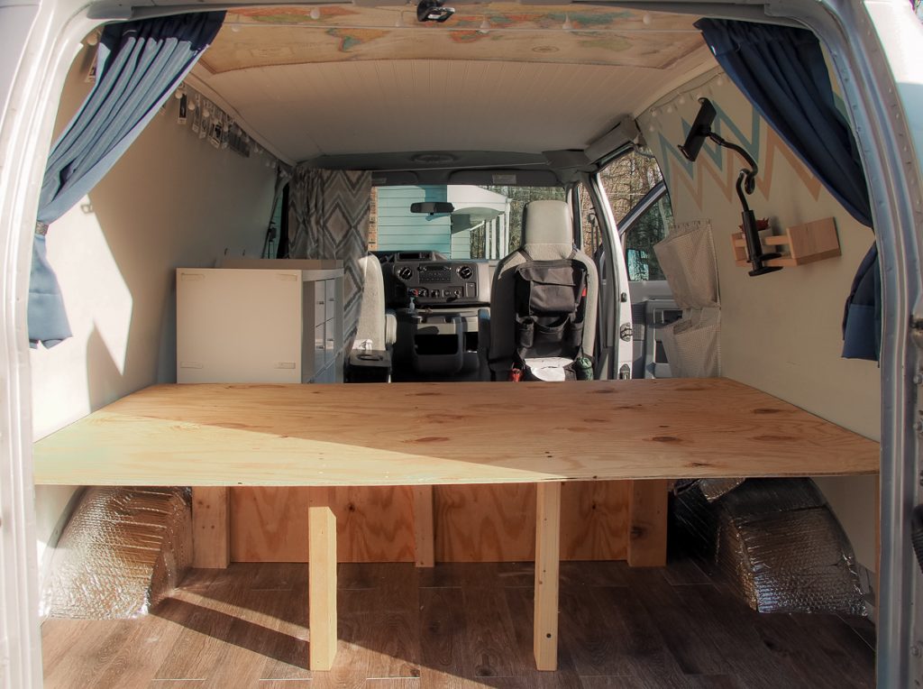 Building Your Diy Campervan 10 Easy, Camper Van Bed Frame Build