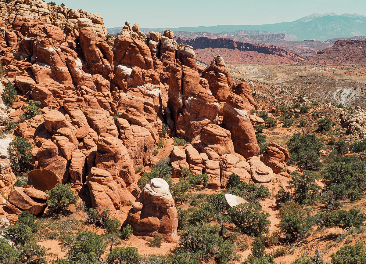 Fiery Furnace, a sandstone labyrinth, in Arches National Park