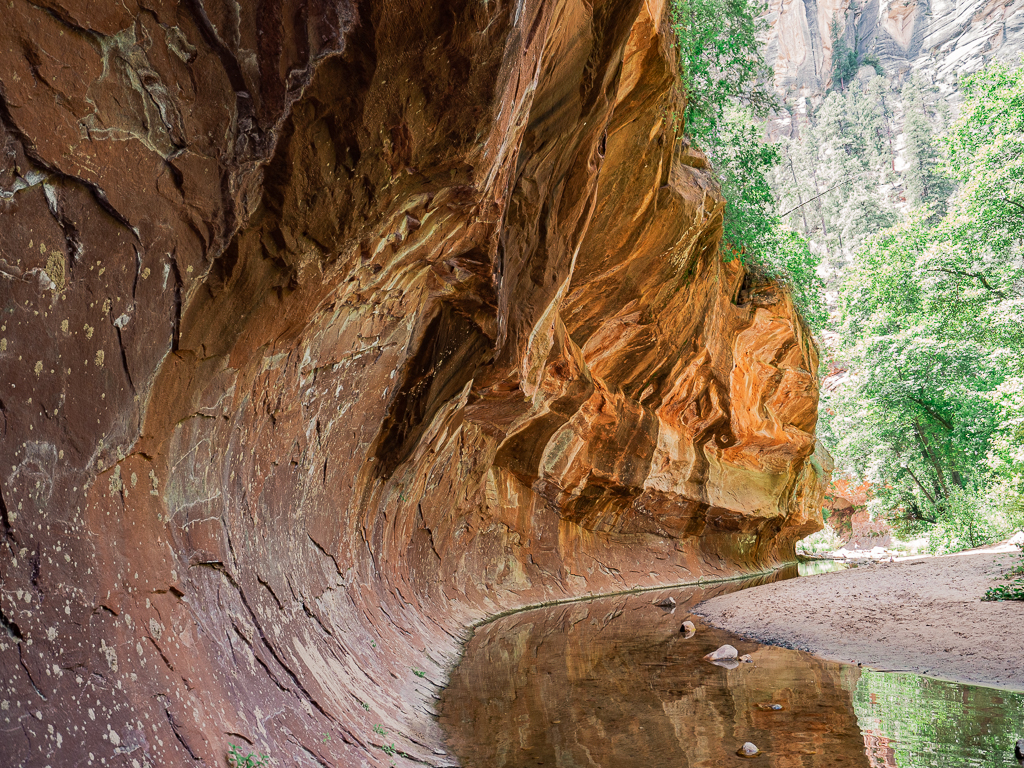 High Canyon Walls on the West Fork Trail in Sedona
