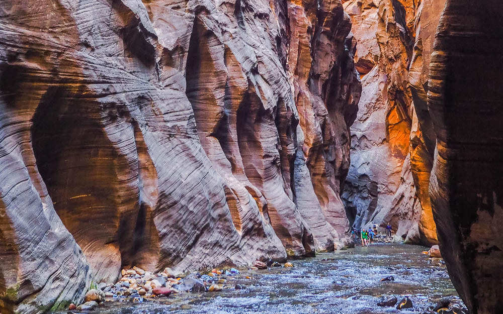 Narrow section of the Narrows in Zion National Park