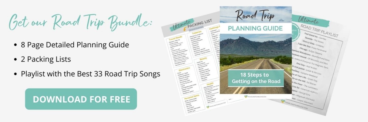 Our Road Trip Bundle: Road Trip Planning Guide, Packing Lists, Music Playlist