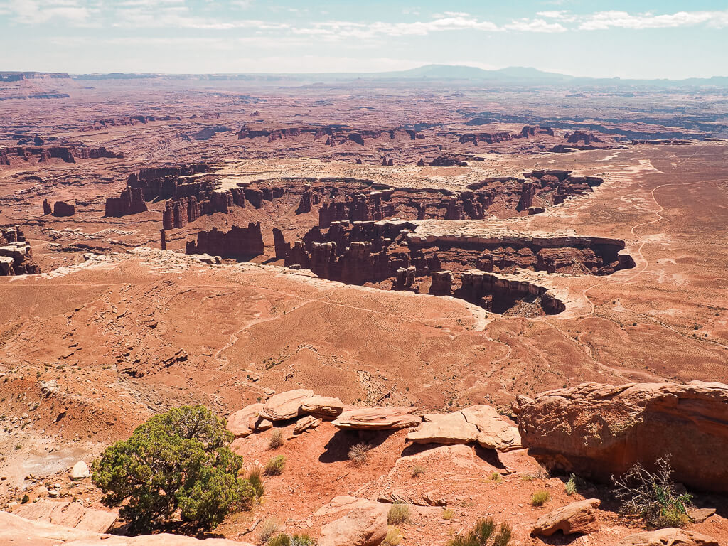 Dramatic views of the canyons of Island in the Sky Canyonlands