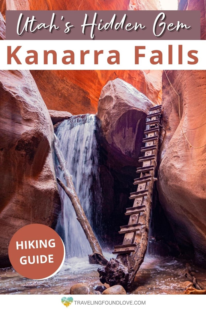 Ladder next to the Kanarra Falls