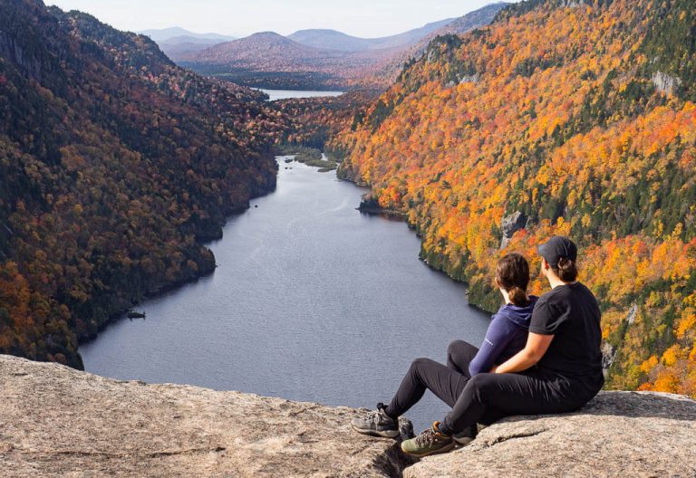 How to Hike the Striking Indian Head Trail Adirondacks + Rainbow Falls ...