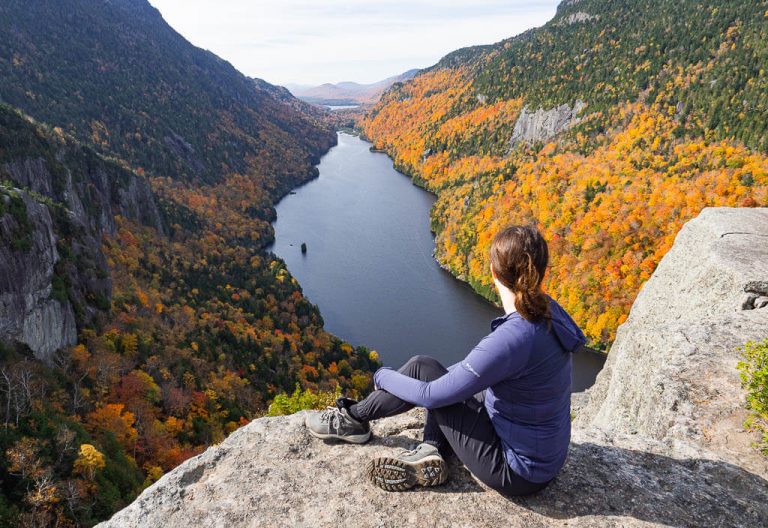 How to Hike the Striking Indian Head Trail Adirondacks + Rainbow Falls ...