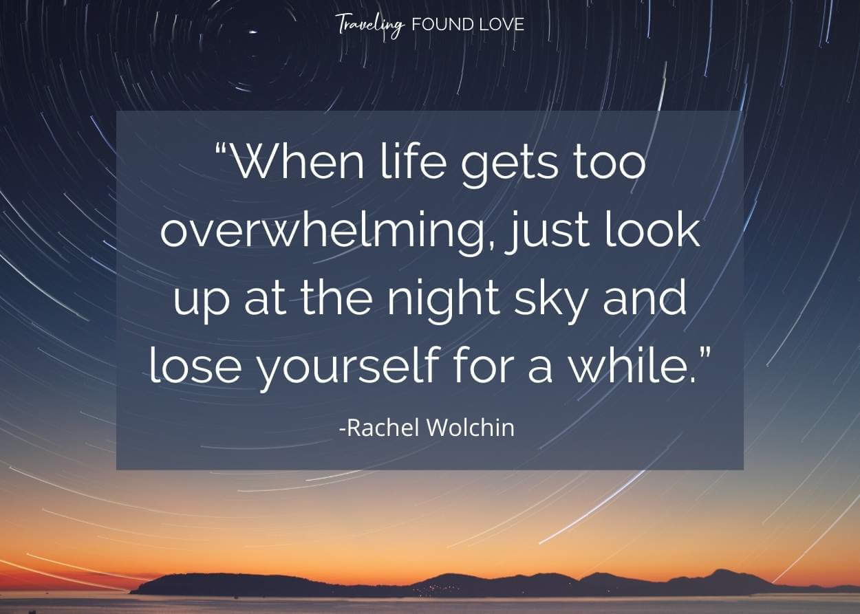 95+ Best Night Sky Quotes for a Starry Night - Traveling Found Love